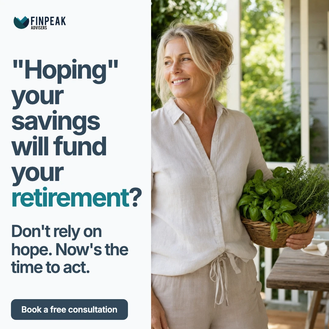 Retirement savings question ad creative